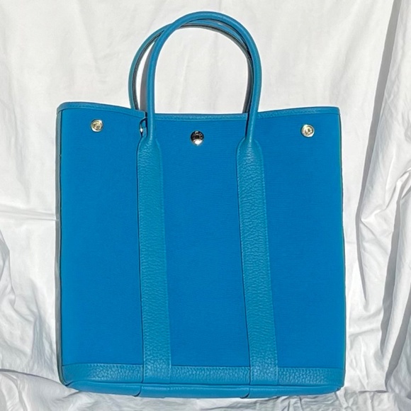 Hermes Garden File 28 Verso Bleu Zanzibar/Rubis w/box - Picture 7 of 9